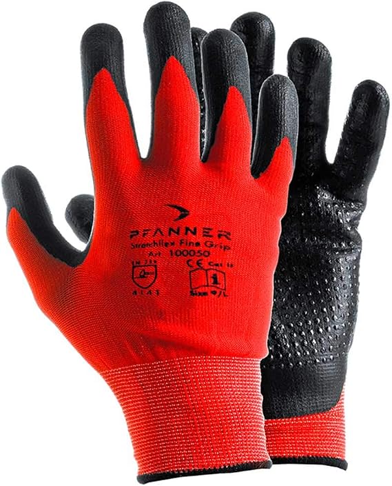Pfanner Stretchflex Fine Grip Arbeitshandschuhe – Größe XL (ca. Gr. 10), Made In Germany