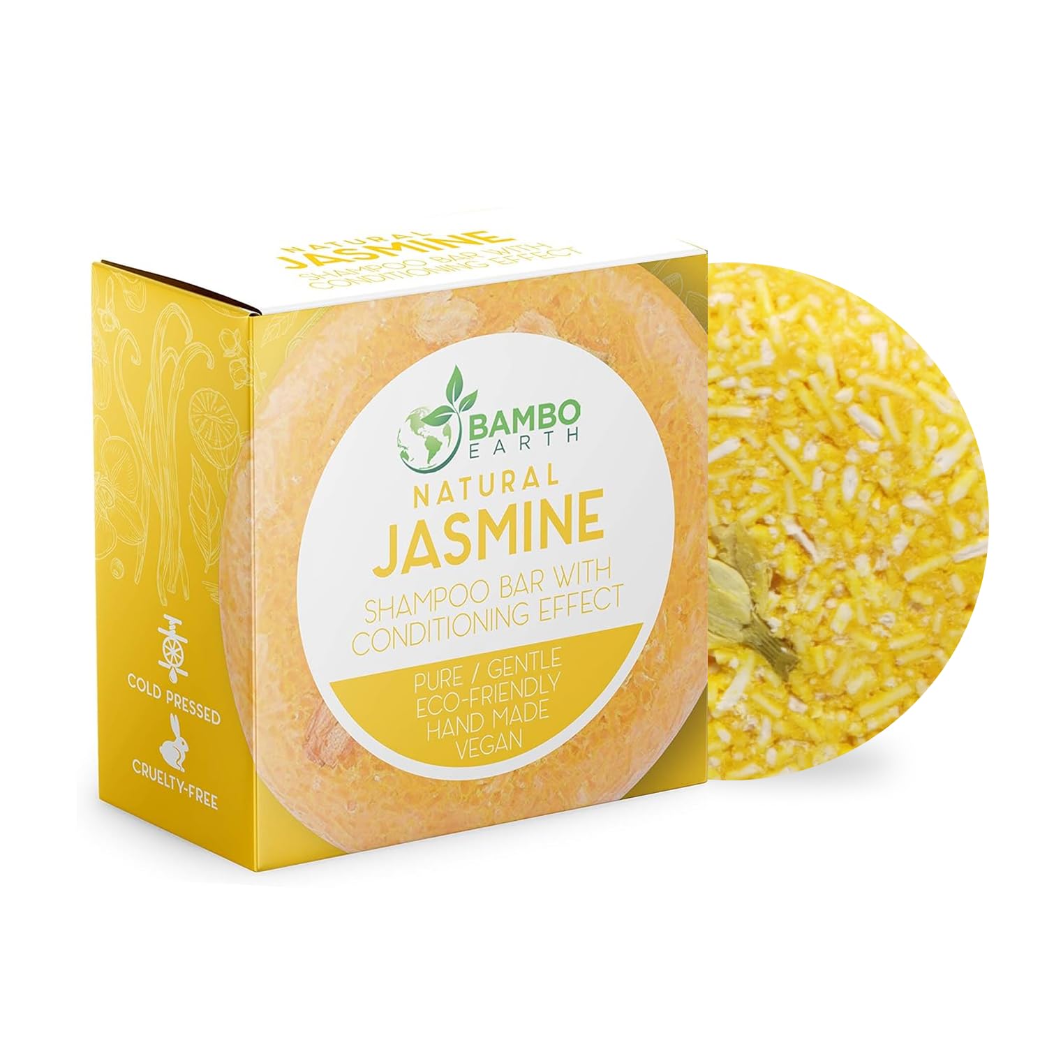 Solid Shampoo Bar And Conditioner Effect Hair Soap – Natural Shampoo Bars For Hair w/Based Essential Oils