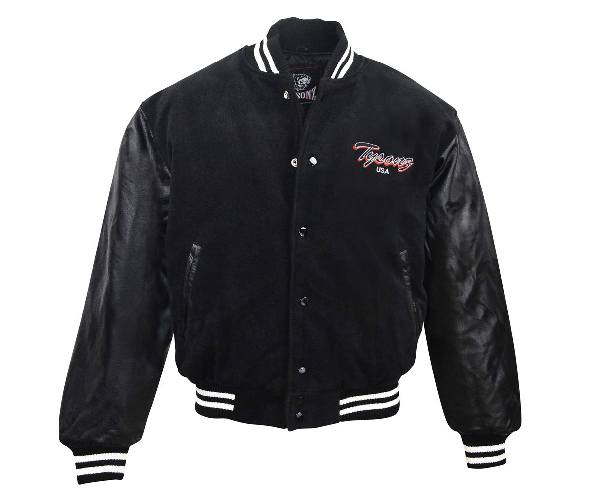 Commando Industries Tysonz American Baseball Jacka oxläder sportjacka herr collegejacka med