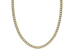GLD Cuban Link Chain for Men and Women - Gold-Plated Micro Cuban Chain with Premium Storage Travel Pouch - Snatch-Proof Clasp, Sweat-Proof and Fade-Resistant - Lifetime Quality, Designed in Miami