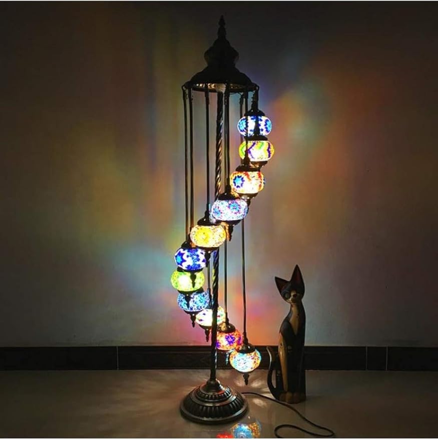 XDLDD Lámpara De Pie Led Vintage Sala De Estar Lámpara De Pie para