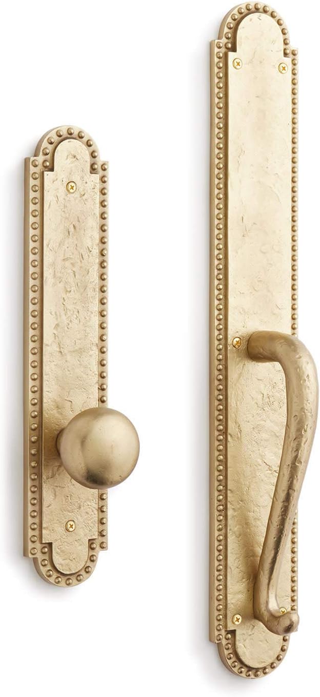 Signature Hardware 946284DM Marconi Solid Brass Full Plate Dummy Door