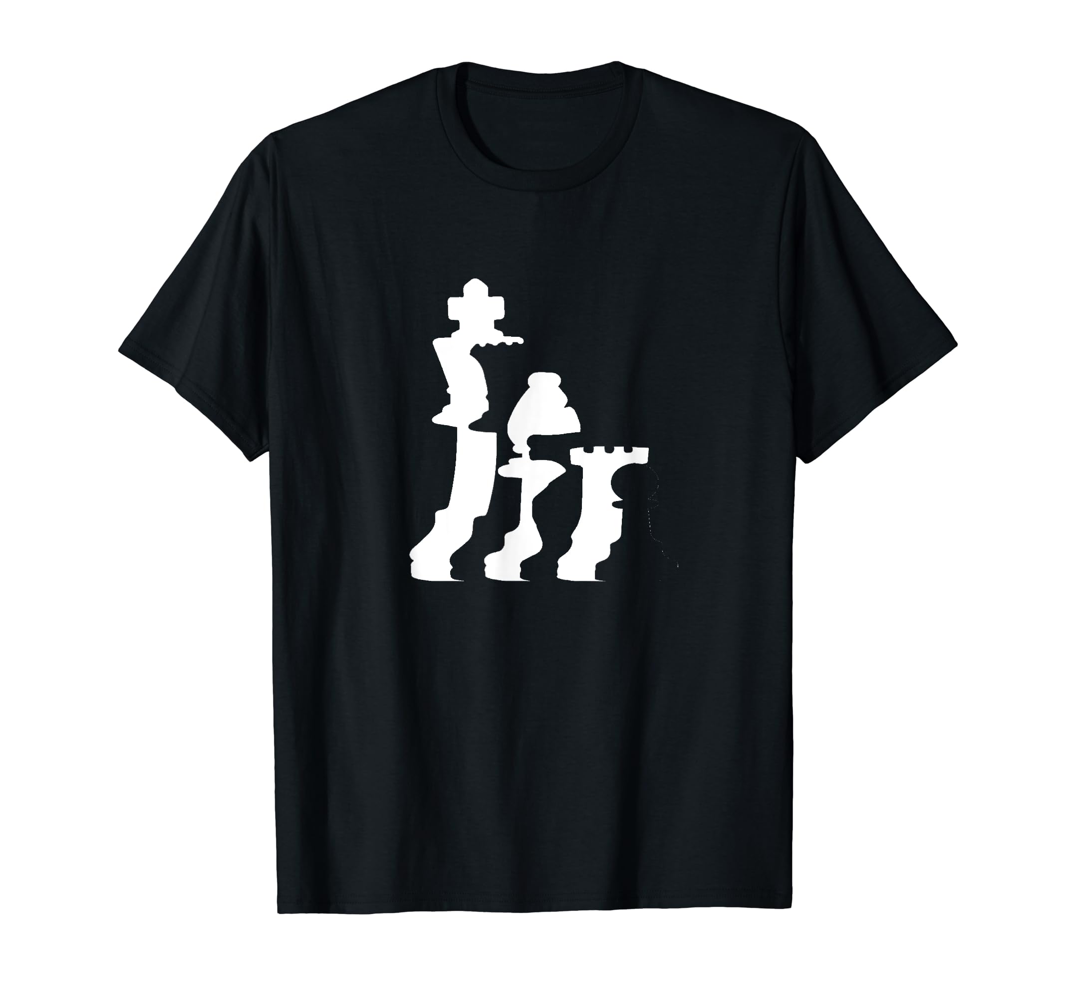 Chess Pieces Gamer Geek King Queen Knight Hobby T-Shirt
