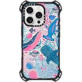 CASETiFY Bounce Case for iPhone 16 Pro [Shockproof / 21.3 ft. 6X Military Grade Drop Protection/Compatible with Magsafe] - Under The Sea - Clear Black