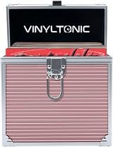 Vinyl Tonic 7 Inch Storage Case Rose Gold with Cleaning Cloth view 2
