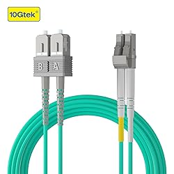 10Gtek Fiber Patch Cable - LC to SC OM3