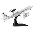 NUOTIE E-3 Sentry 1/200 Scale Diecast Metal Aircraft Model Kit with Stand Military Aircaft Model for Adult Display Collection or Gift