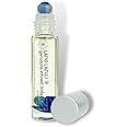 Honeybee Gardens Crystal Infused Body Oil Rollerball, Lapis Lazuli, Organic, Moisturizing, Non-Greasy, for All Skin Types, 2 Fl Oz