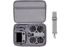 Travel Carrying Case for DJI Avata 360 RC 2 Fly More Combo, Large Capacity Storage Bag Portable Organizer with Shoulder Strap