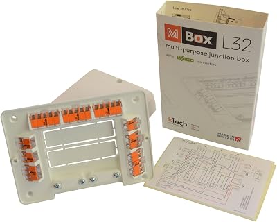 Wago WAGOBOX L32 Wiring Centre Junction Box 207-3309 White 25A 450V