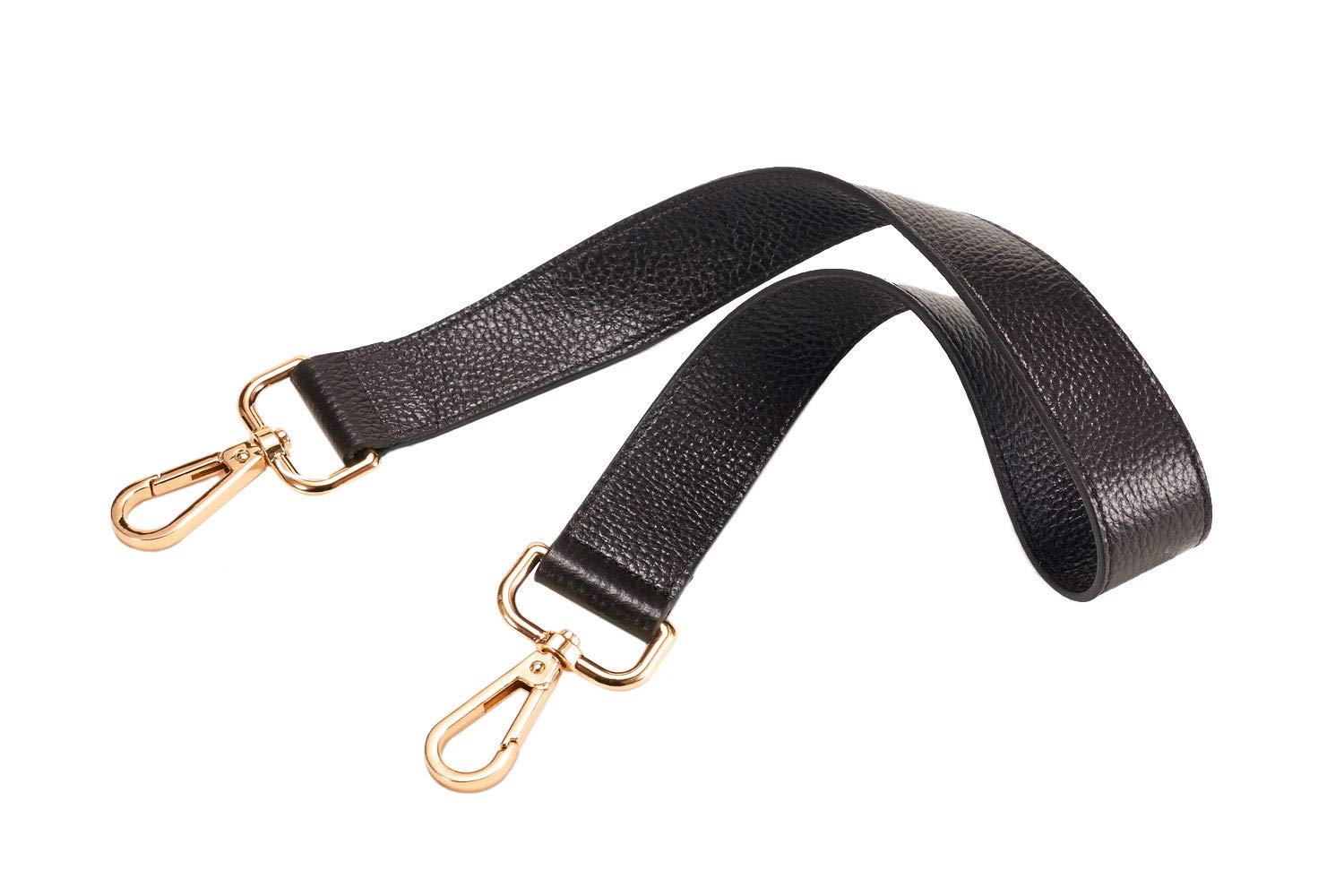 LIVE UP 24.8” Leather Replacement Strap for Handbags Shoulder Bag with Metal Buckles (Expresso)