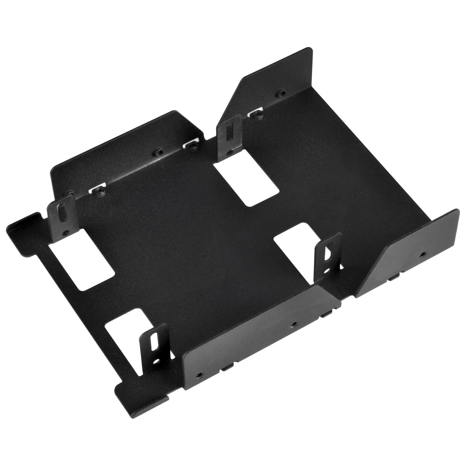 SilverStone SST-SDP08B-E - 3.5" to 3x 2.5" SSD/HDD Mounting Adapter Bracket Hard Drive Holder, black