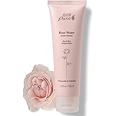 100% PURE Rose Water Gel Cleanser Deeply Moisturizing Hydrating Face Wash with Chamomile & Calendula to Soothe & Replenish Dry, Dehydrated Skin - Vegan - 3.4oz