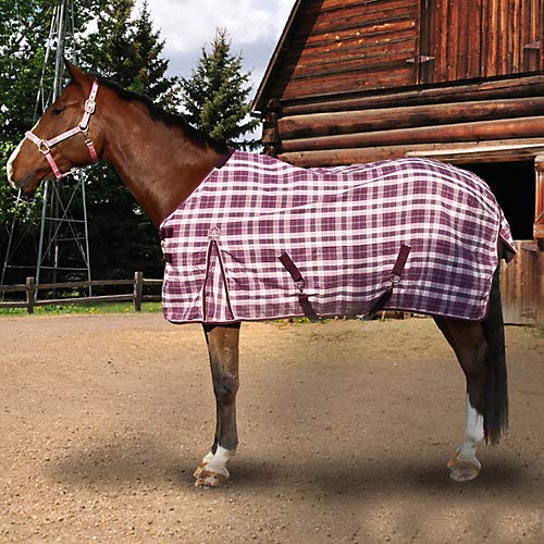 Kensington KPP Poly Day Sheet, Blue Ice Plaid, 81