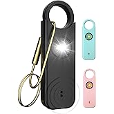 Personal Alarm, Personal Safety Alarm for Women with 2 Mode Passive and Active,135 dB Loud Siren, Strobe Light and Key Chain 