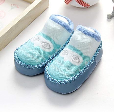 Amazon Co Jp 男性と女性の漫画の赤ちゃん幼児の靴の靴滑り止めソフトソール靴子供床靴下靴 ホビー 通販