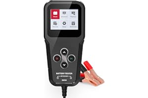 OBDMONSTER BM520 6V 12V 24V Car Battery Tester, 100-2000 CCA Load Tester Automotive Alternator Tester 2-220Ah Battery Analyzer Digital Auto Battery Analyzer Cranking System Tester for Truck Motorcycle SUV Boat