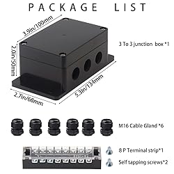 YETLEBOX Watertight Junction Box, IP67 Waterproof