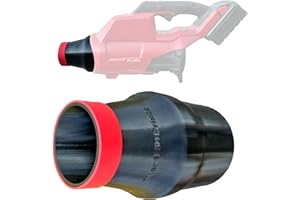 Car Drying Nozzle for Milwaukee M18 Blower – Car Drying Attachment with Protective Silicone Tip – Fits 2724-20, for Detailing, Motorcycle & Auto – Tier 1 3D Prints
