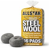 Hi-Tech 74016 Fine 0000 Steel Wool - 16 Pads, Perfect for Buffing, Polishing, and Matte Finish Transformations