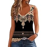 Womens Summer Tops Scoop Neck O Ring Shoulder Tank Tops Casual Sleeveless Button Front T Shirt Blouse