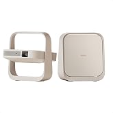 XGIMI Elfin Flip Plus Portable Projector, 500 ISO Lumens, Adjustable Stand | Google TV with Licensed Netflix, 1080P Resolution Home Projector, Lightweight and Compact Design, Screen Adaption