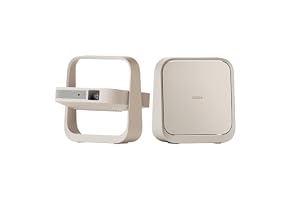 XGIMI Elfin Flip Plus Portable Projector, 500 ISO Lumens, Adjustable Stand | Google TV with Licensed Netflix, 1080P Resolution Home Projector, Lightweight and Compact Design, Screen Adaption