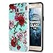 Galaxy J7 (2015) Case With TJS® Tempered Glass Screen Protector Included, Dual Layer Shockproof Tough Brushed Hybrid Armor Rubber TPU Drop Protection Case For Samsung Galaxy J7/J700 (Rose)