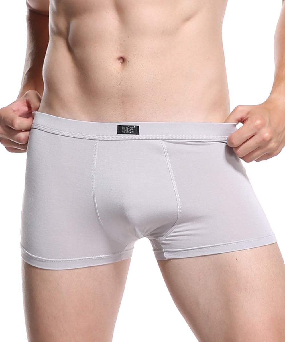 Youlehe Men's Underwear Soft Bamboo Boxer Briefs Stretch Trunks Pack at  Men’s Clothing store