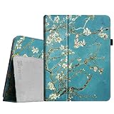 Fintie iPad 1 Folio Case - Slim Fit Vegan Leather Stand Cover with Stylus Holder for Apple iPad 1st Generation, Blossom