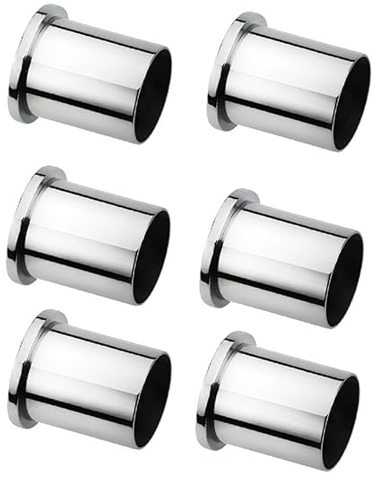 Ddrapes - 6 SS Wall to Wall Bracket for 1 Inch Curtain Rod