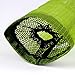 DZT1968 Home Grocery Bag Holder Wall Mount Green Storage Dispenser Plastic Kitchen Organizer 11.5x39.5cm