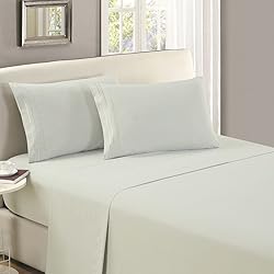 Mellanni Twin XL Size Flat Sheet - Iconic