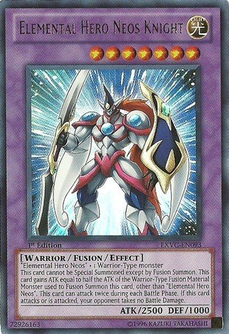 Yu-Gi-Oh! - Elemental Hero Neos Knight (EXVC-EN093) - Extreme Victory - 1st Edition - Ultra Rare