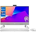 Dell Inspiron All-in-One Touchscreen Desktop, 23.8" FHD Display, Intel Core i7-1355U (Beats Ryzen 9-5900X), 32GB RAM, 1TB PCIe SSD, IR Camera, SD Card Reader, Wi-Fi 6, Wireless KB & Mouse, Win 11 Home