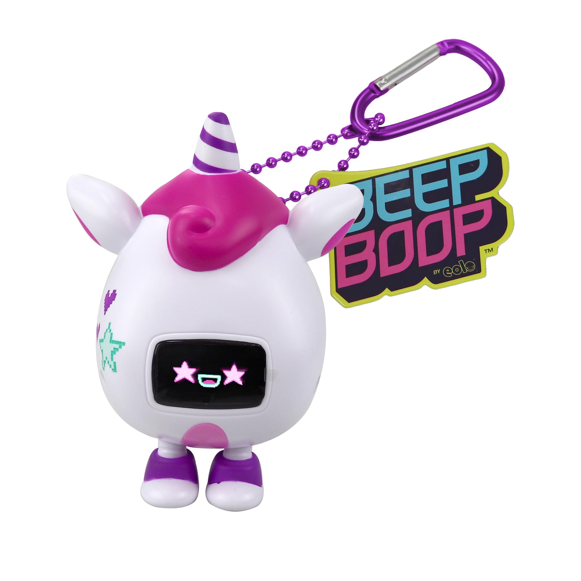 BEEP BOOP Kirin, unicorn handheld electronic toy from the YouTube BeepBoops, collectable Kawaii toy. Interactive pet to take care of. Safe & portable. A capella for more than one. Aged 5+