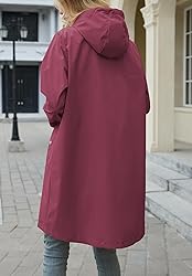 Zando Travel Rain Coats for Women Packable - Rain