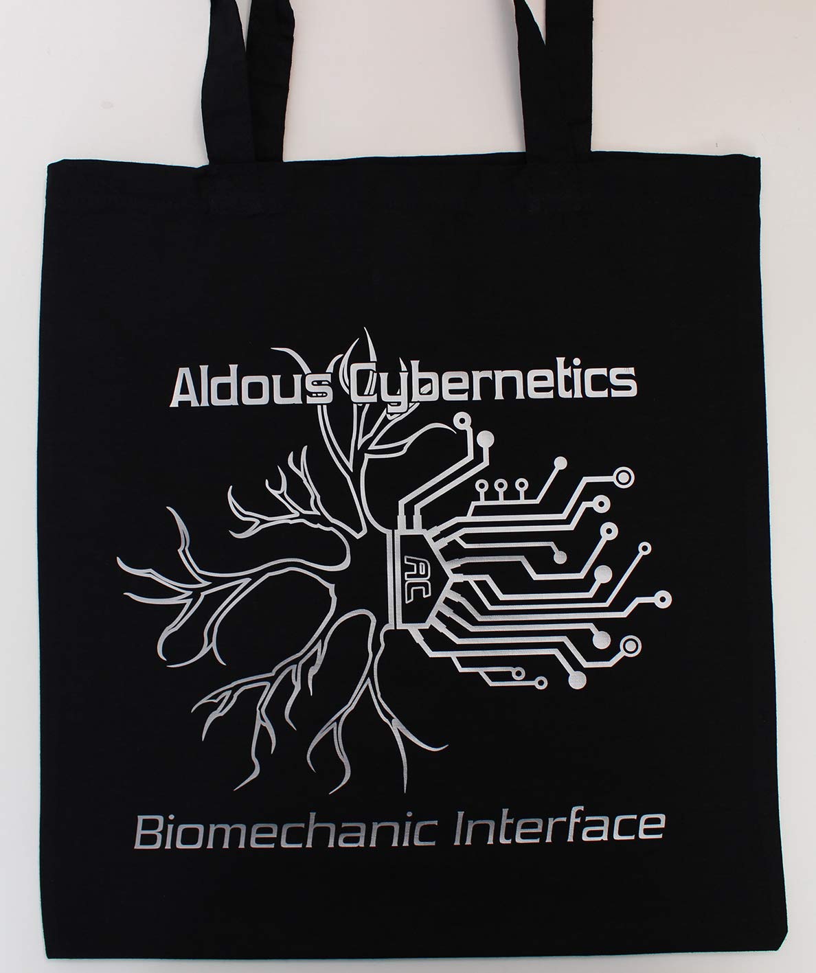 Aldous Cybernetics. Bolsa de tela negra: Amazon.es: Handmade