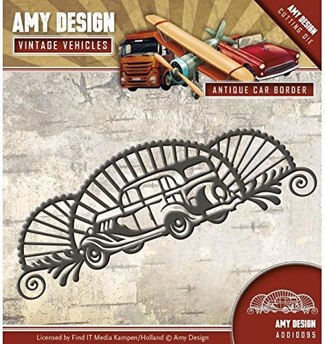 Amy Design Vintage Vehicles - Antique Car Border - Metal Die ADD10095