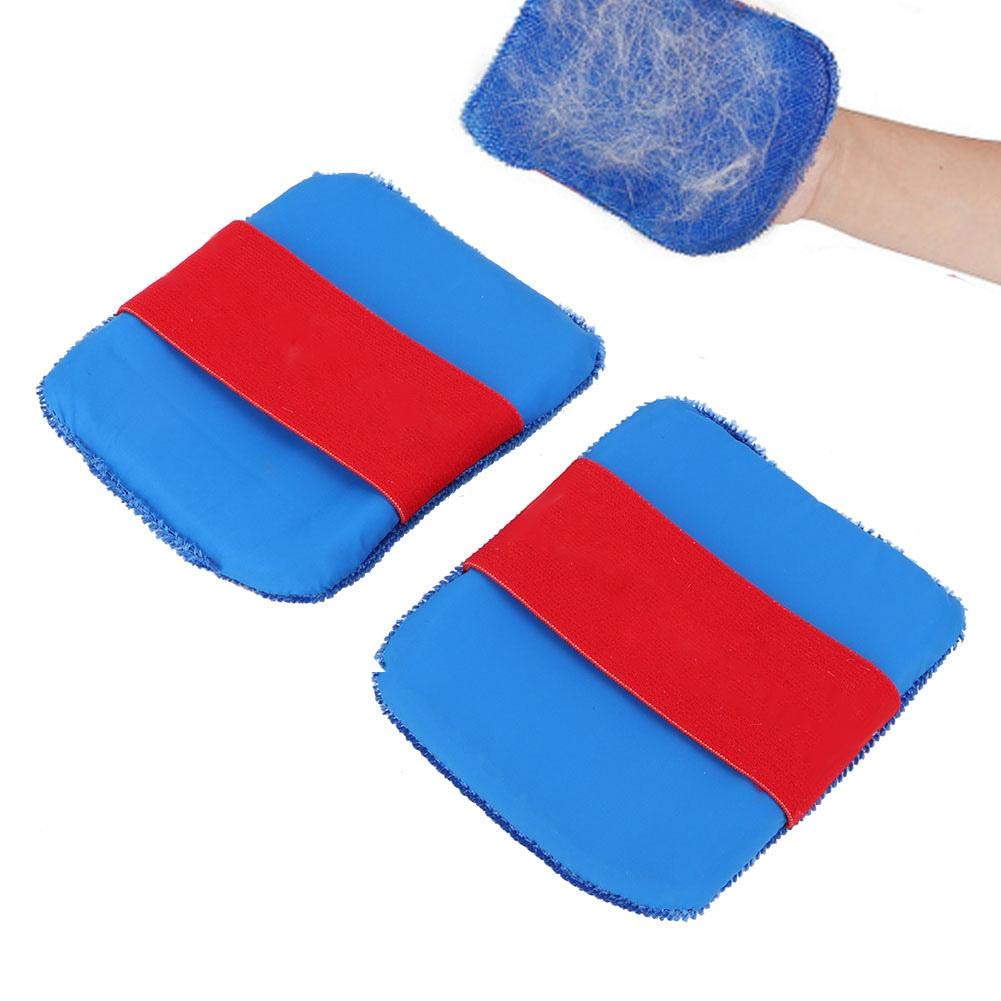Pssopp 2pcs Pet Hair Remover Brush for Cats - Soft Lint Fur Remover Glove for Clothes Sofa Carpet Woolen Blanket