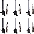Set of 6 Ignition Coil Pack Spark Plugs for 3.0L 2001 2002 2003 2004 2005 2006 2007 2008 Ford Escape Freestyles Taurus 500 Five Hundred Mazda Tribute Mercury Mariner Montego Sable DG500