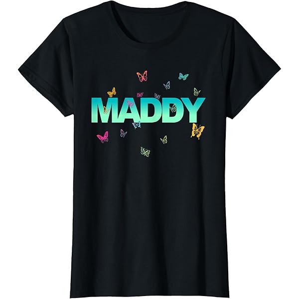 Amazon.com: Mel - Beautiful Name with colorful Butterflies T