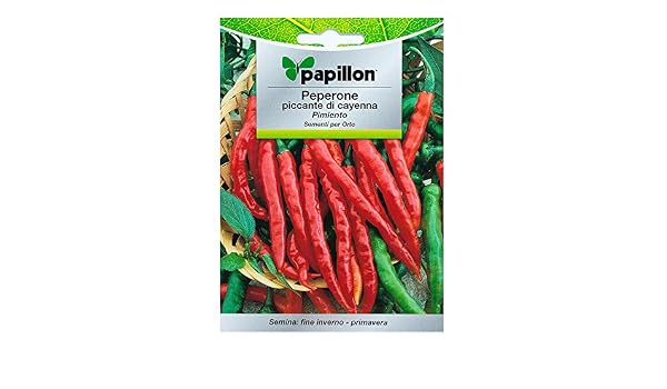Semillas Pimiento Cayena Picante (1.5 Gramos): Amazon.es: Jardín