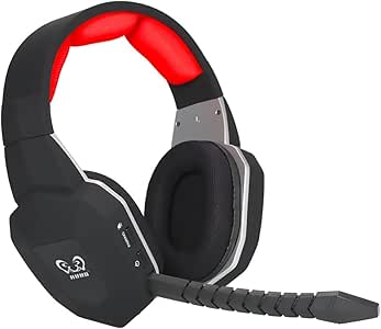 Amazon.com: HUHD Wireless Headset 2.4Ghz Optical Stereo Noise Canceling