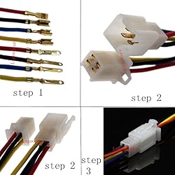 Lsgoodcare 20Sets 6.3MM 6 Pin Way Electrical