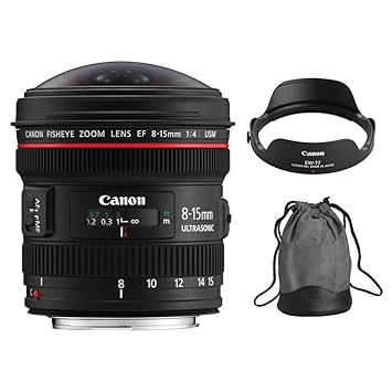 Canon EF 8 - 15 mm f/4L Ojo de Pez USM Lente Zoom Ultra Gran ...