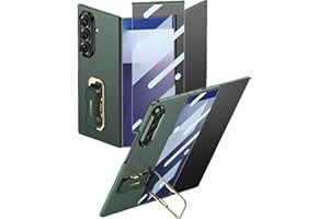 Case for Samsung Galaxy Z Trifold, Ultra-Slim Full-Coverage Protective Cover with Built-in Front Screen Guard, 360° Rotating 