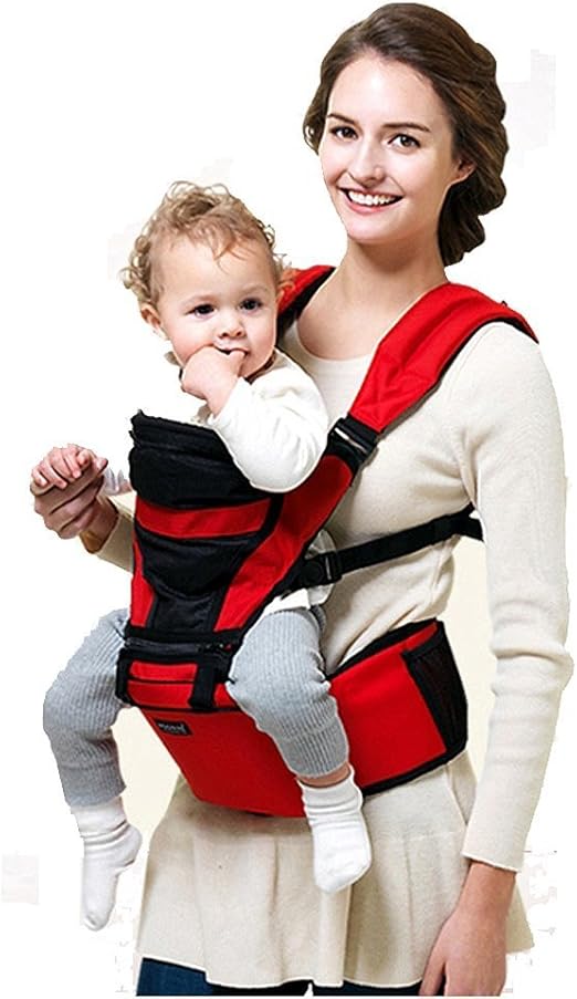 Pognae Smart Hipseat 3 En 1 Porte Bebe Rouge Amazon Fr Bebes Puericulture