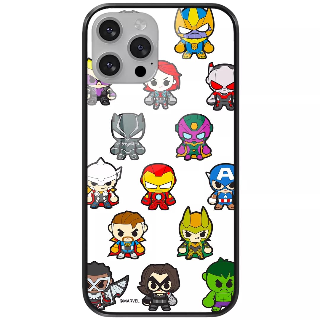 ERT GROUP mobile phone case for Apple Iphone 13 PRO MAX original and officially Licensed Marvel pattern Avengers 025 made of hardened glass, optimally adapted to the mobile phone, protective cover