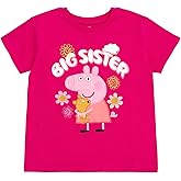Peppa Pig Girls T-Shirt Toddler to Big Kid Sizes (2T - 10-12)